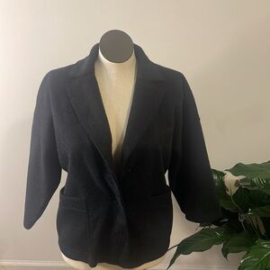 Vineyard Vines Jacket woman’s Italian Cozy Jet Black Outerwear New size XS